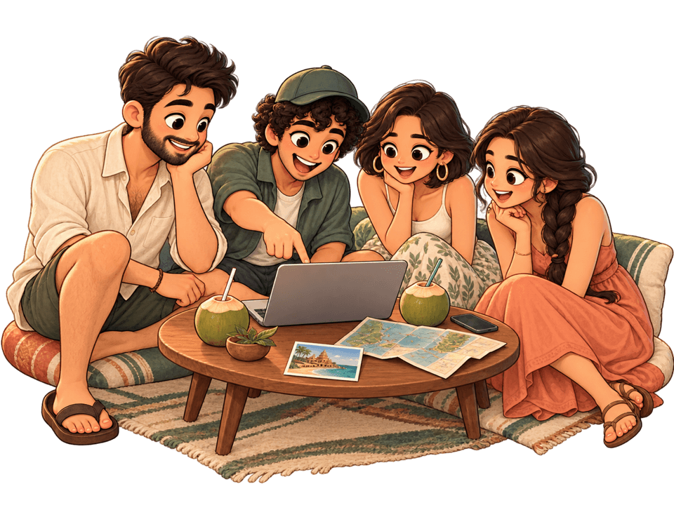 The group around one phone